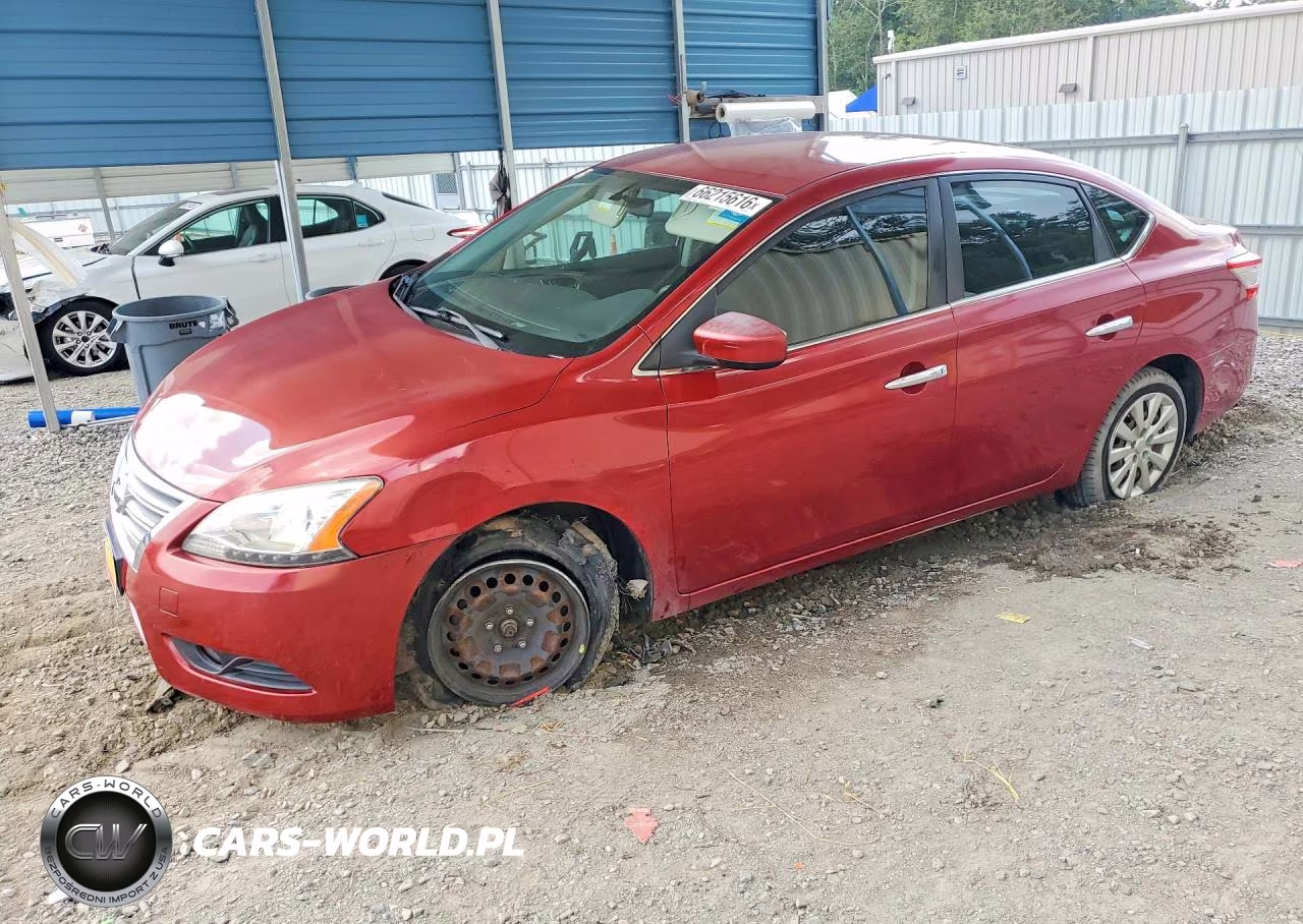 2013 Nissan Sentra S VIN:3N1AB7AP6DL615392 - 1