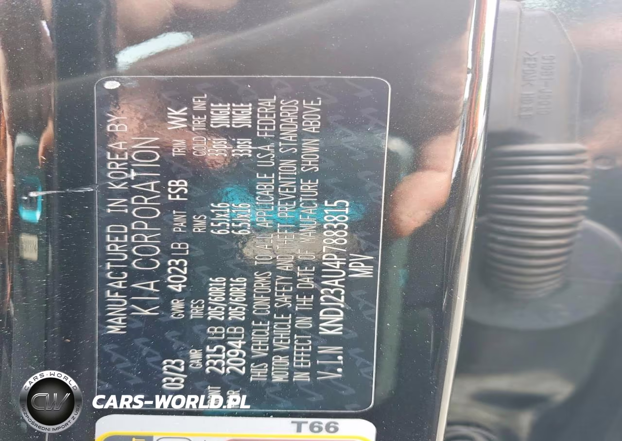 2023 Kia Soul Lx VIN:KNDJ23AU4P7883815 - 14