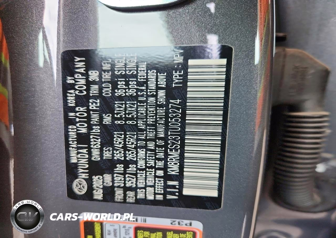 2026 Hyundai Palisade Calligraphy VIN:KM8RMES23TU053274 - 14