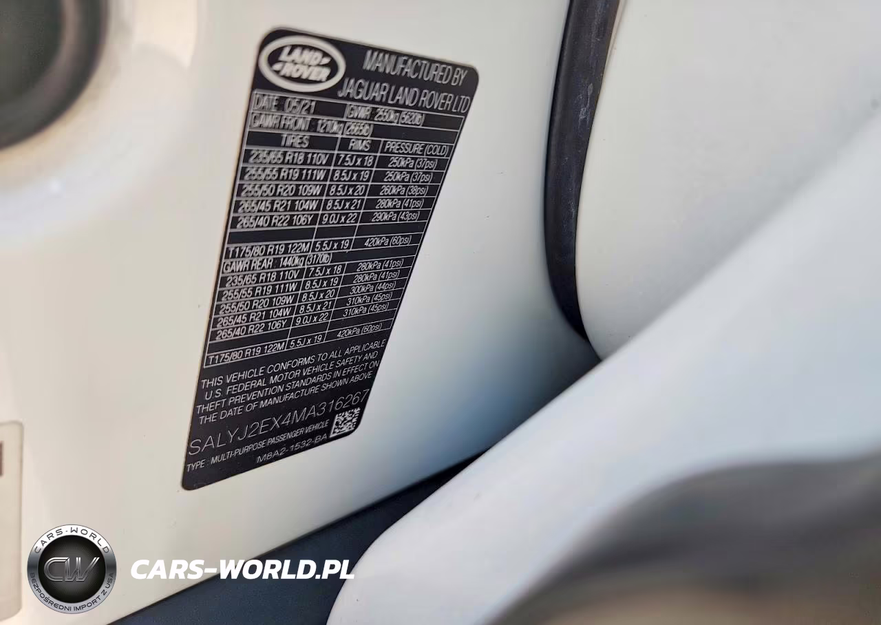 2021 Land Rover Range Rover Velar S VIN:SALYJ2EX4MA316267 - 13