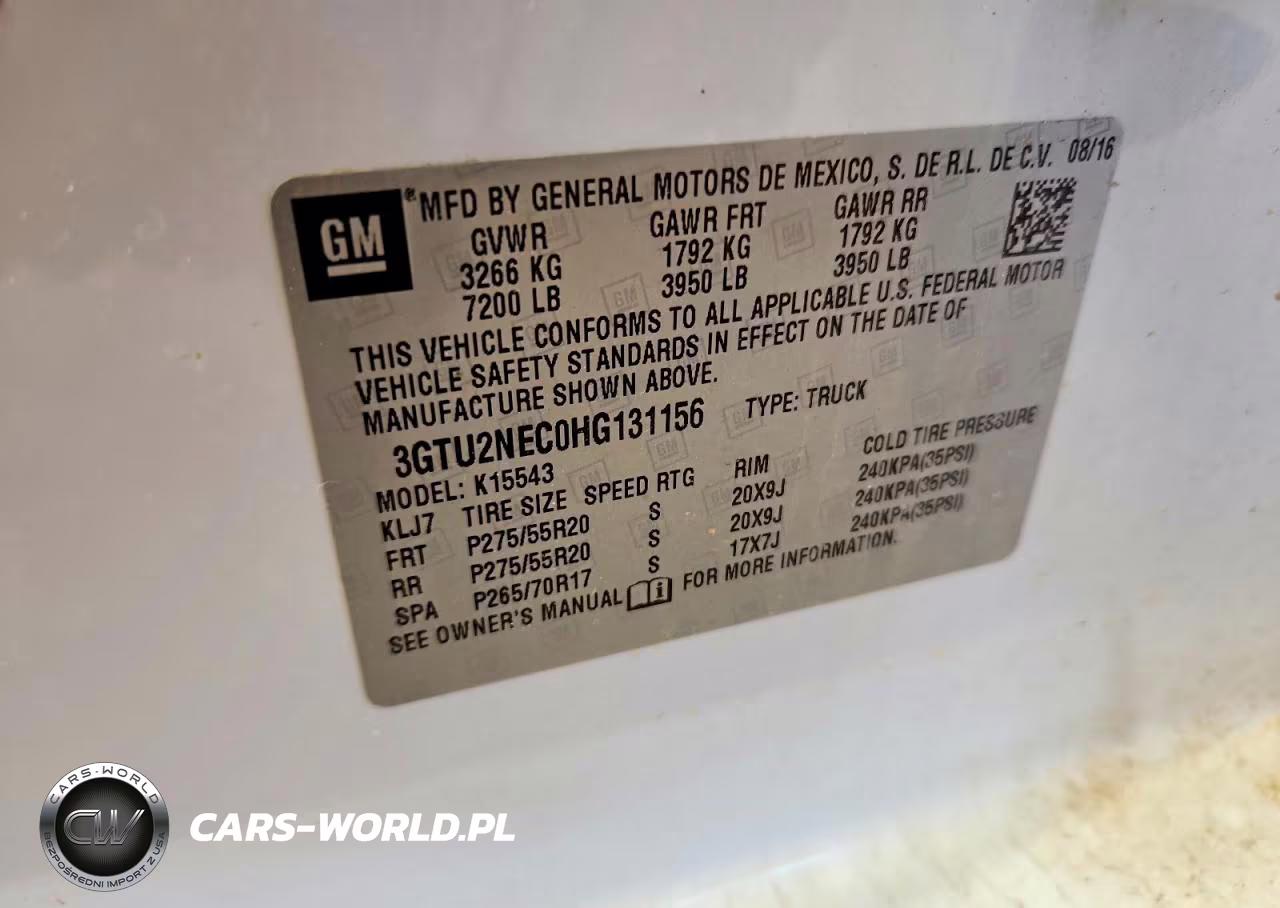 2017 GMC Sierra VIN:3GTU2NEC0HG131156 - 12