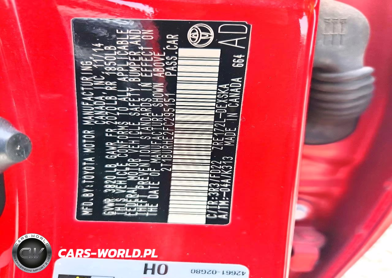 2015 Toyota Corolla S Plus VIN:2T1BURHE2FC295151 - 13