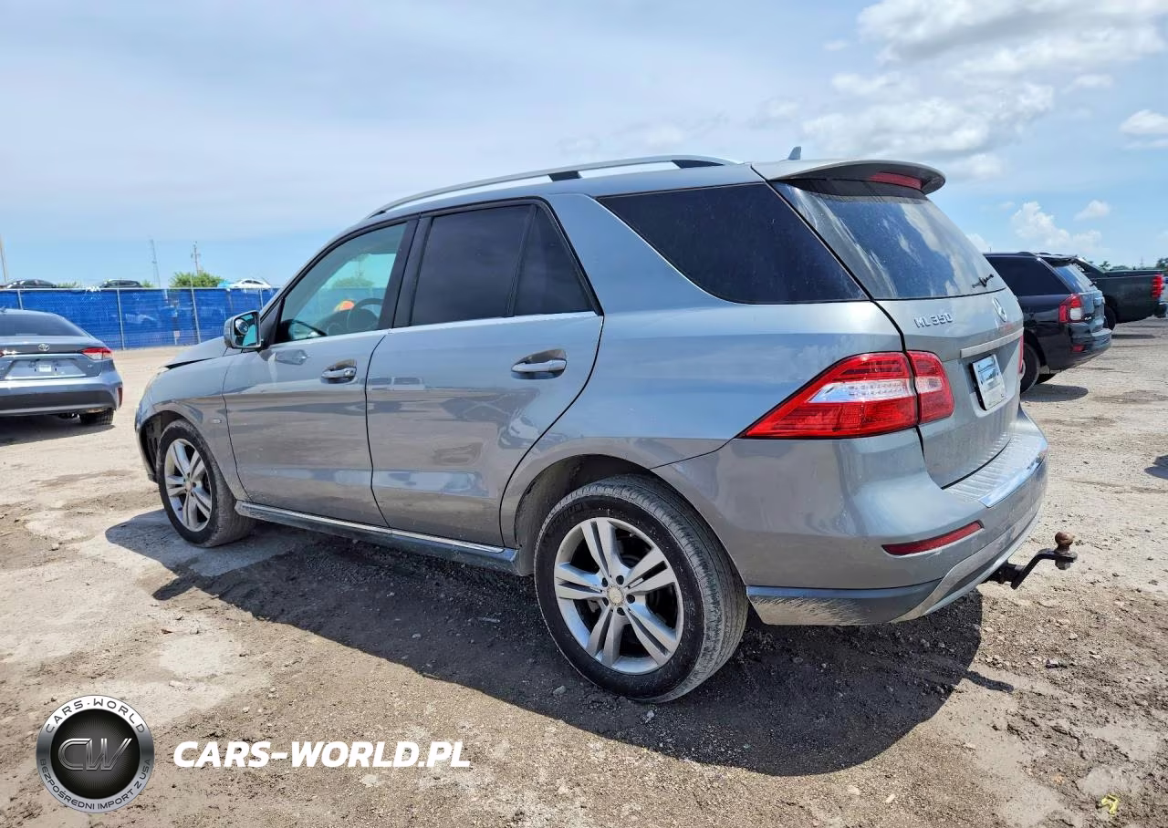 2012 Mercedes-Benz Ml 350 Bluetec VIN:4JGDA2EB6CA050626 - 2
