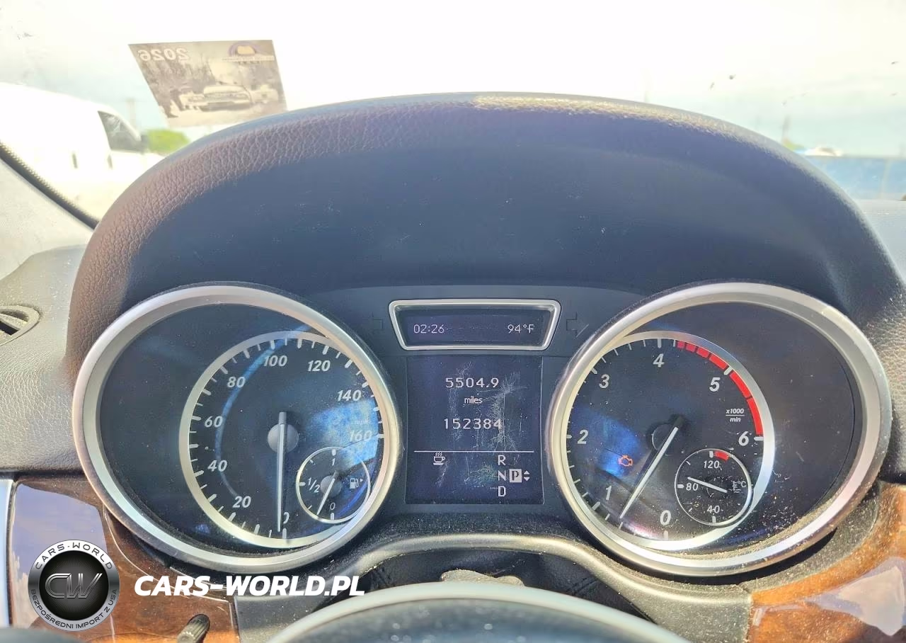 2012 Mercedes-Benz Ml 350 Bluetec VIN:4JGDA2EB6CA050626 - 9