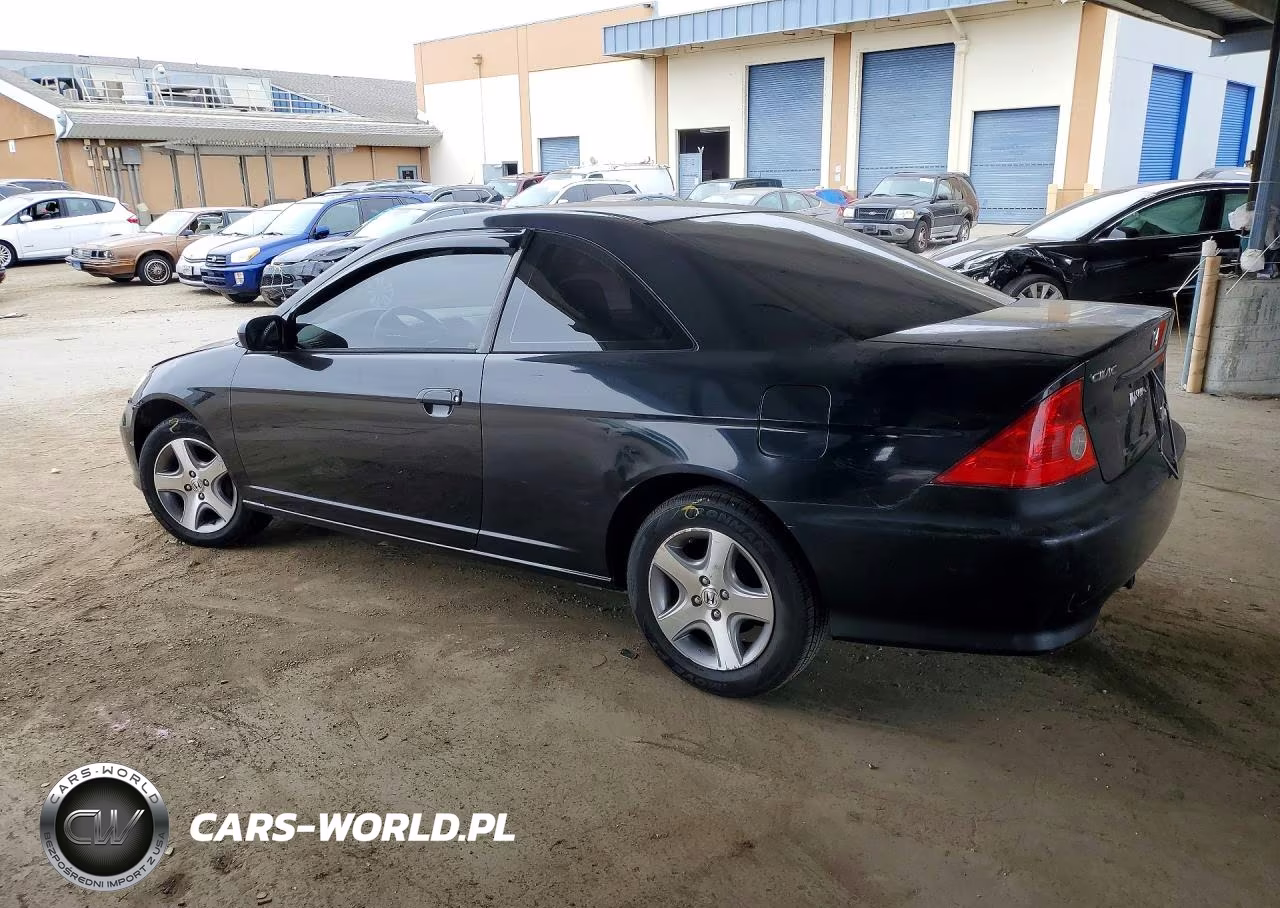 2004 Honda Civic Ex VIN:1HGEM22954L030196 - 2