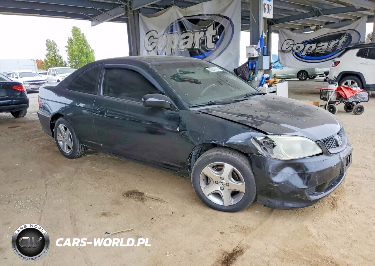 2004 Honda Civic Ex VIN:1HGEM22954L030196 - 4