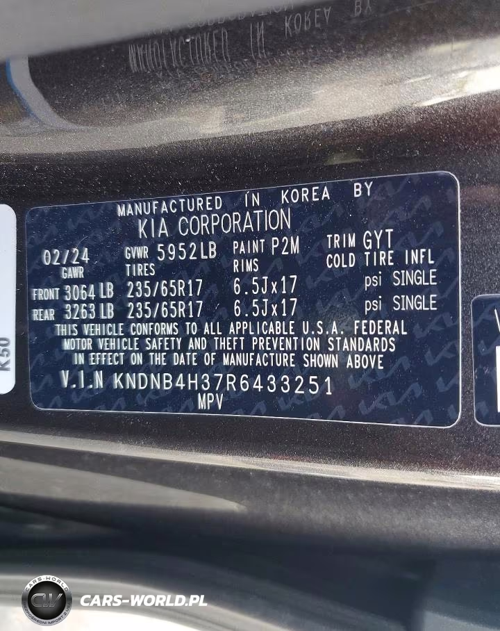 2024 Kia Carnival Lx VIN:KNDNB4H37R6433251 - 13