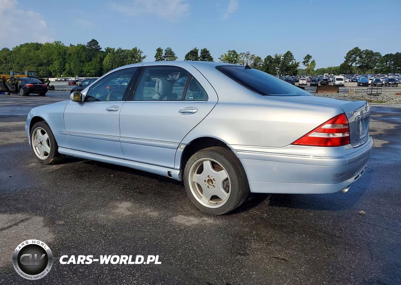 2001 Mercedes-Benz S 55 Amg VIN:WDBNG73J51A202955 - 2