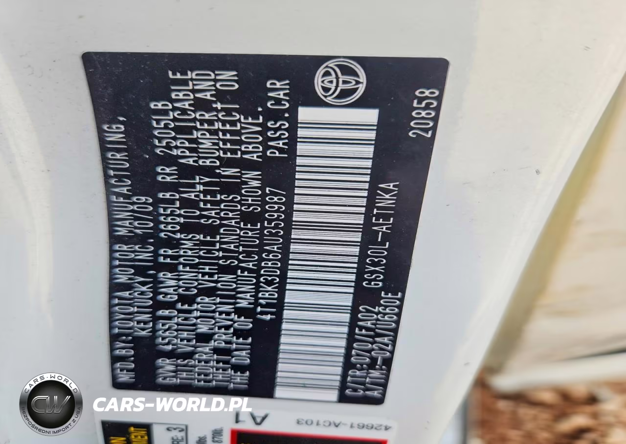 2010 Toyota Avalon Xl VIN:4T1BK3DB6AU359987 - 13