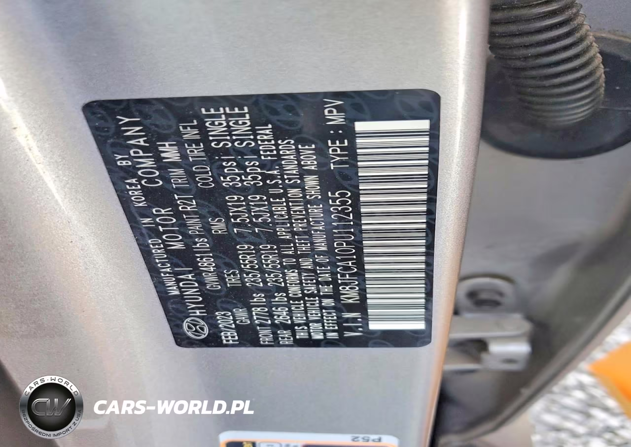 2023 Hyundai Tucson Sel Convenience VIN:KM8JFCA10PU112355 - 13