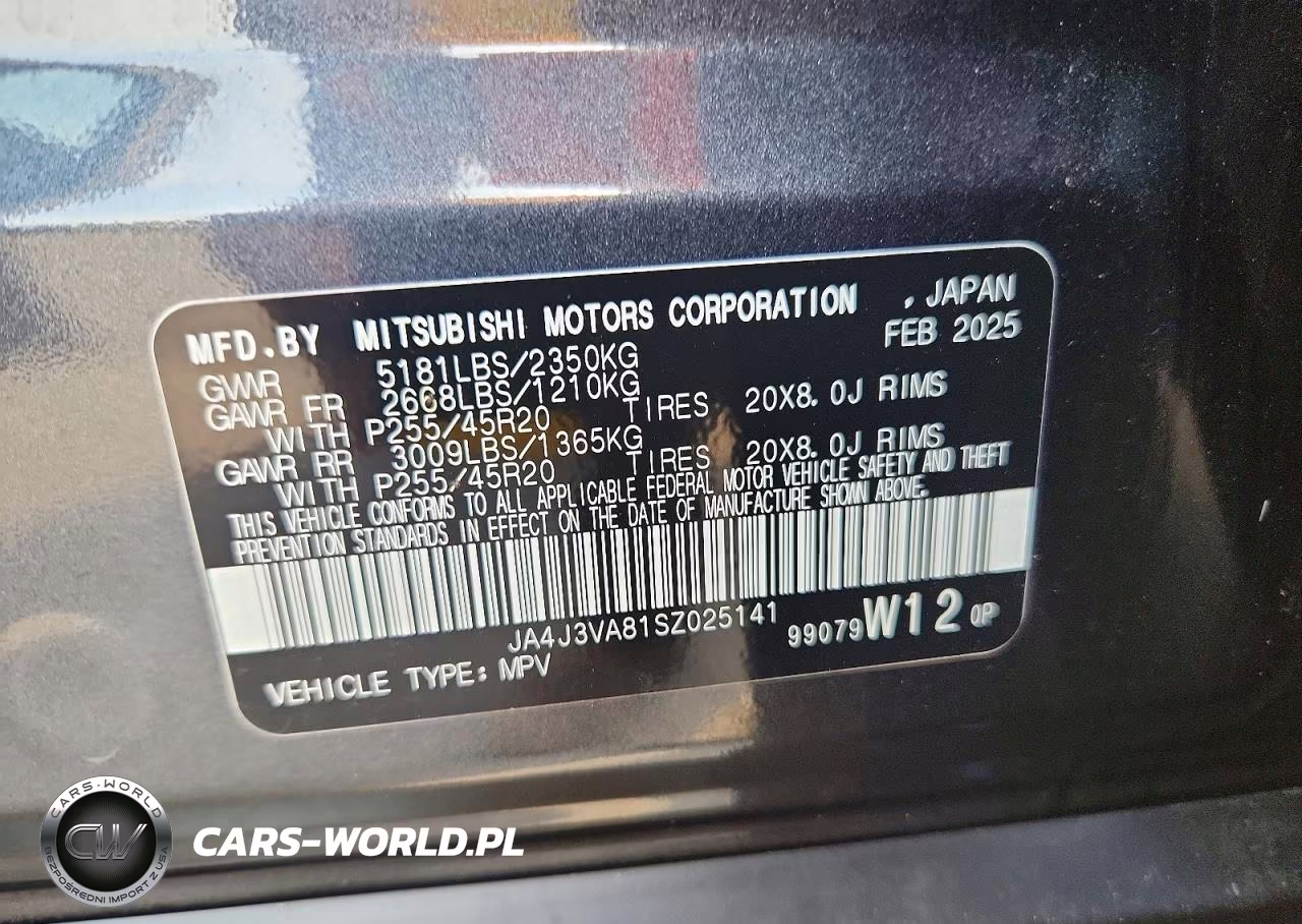 2025 Mitsubishi Outlander Se VIN:JA4J3VA81SZ025141 - 12