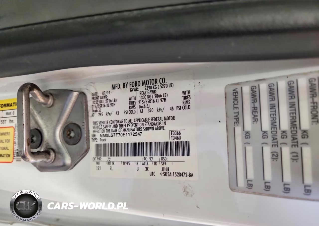 2014 Ford Transit Connect Xlt VIN:NM0LS7F70E1172547 - 13