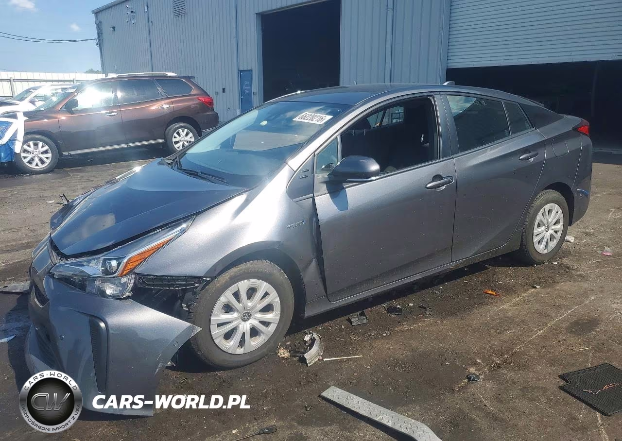 2022 Toyota Prius Le VIN:JTDKAMFU8N3181605 - 1