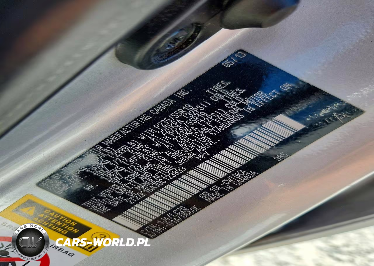 2013 Lexus Rx 350 VIN:2T2ZK1BA3DC123893 - 13
