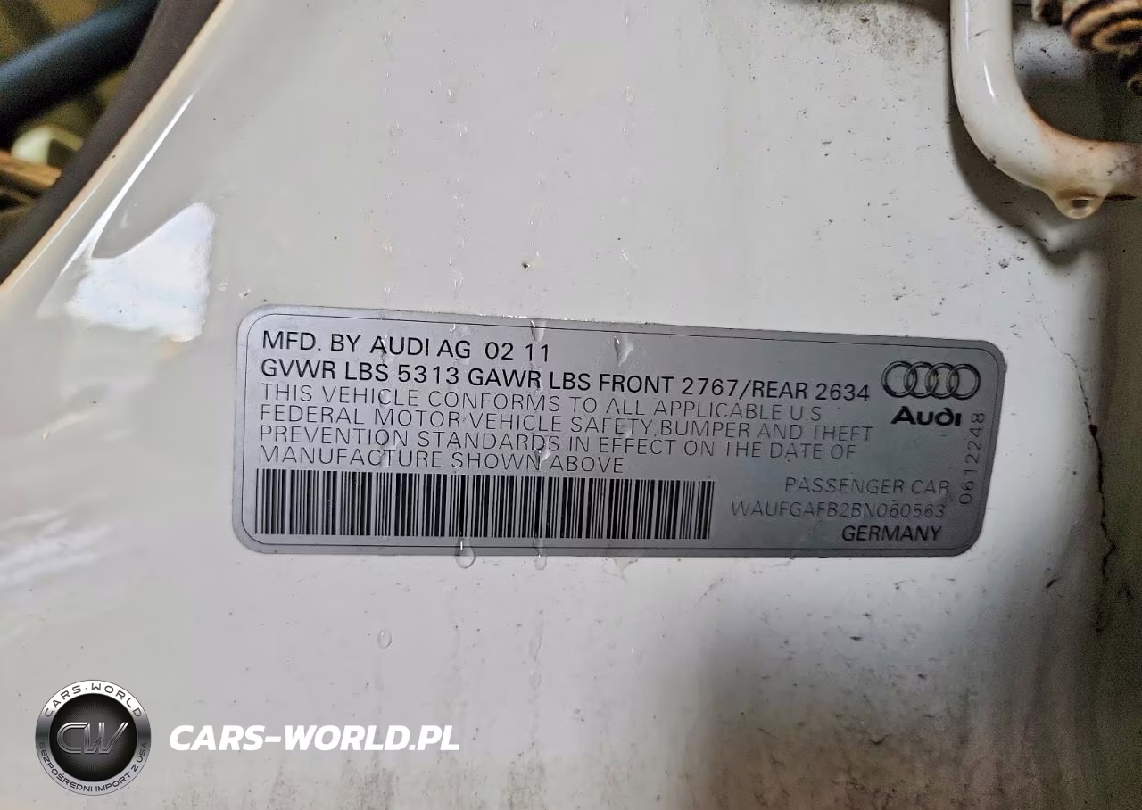 2011 Audi A6 Premium Plus VIN:WAUFGAFB2BN060563 - 12