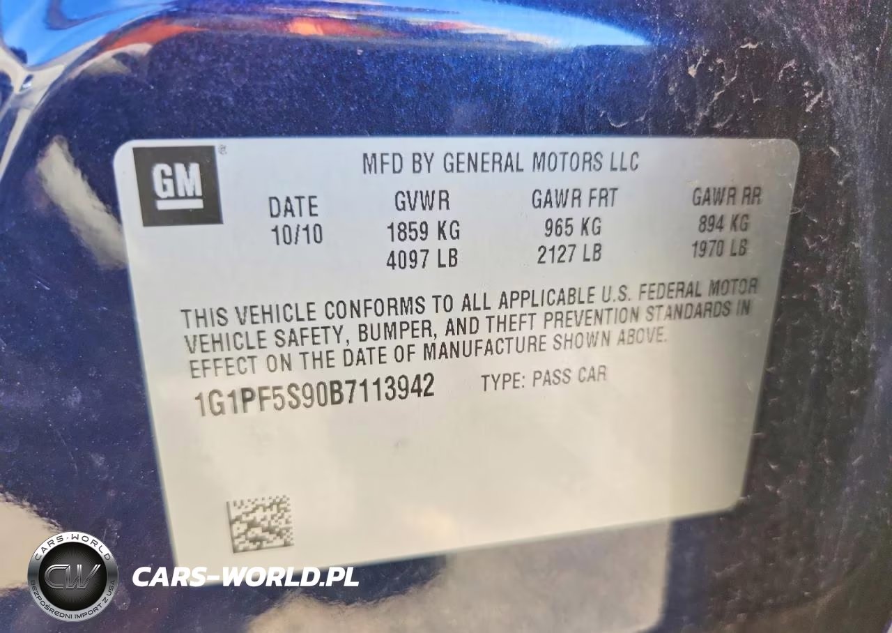 2011 Chevrolet Cruze Lt VIN:1G1PF5S90B7113942 - 12