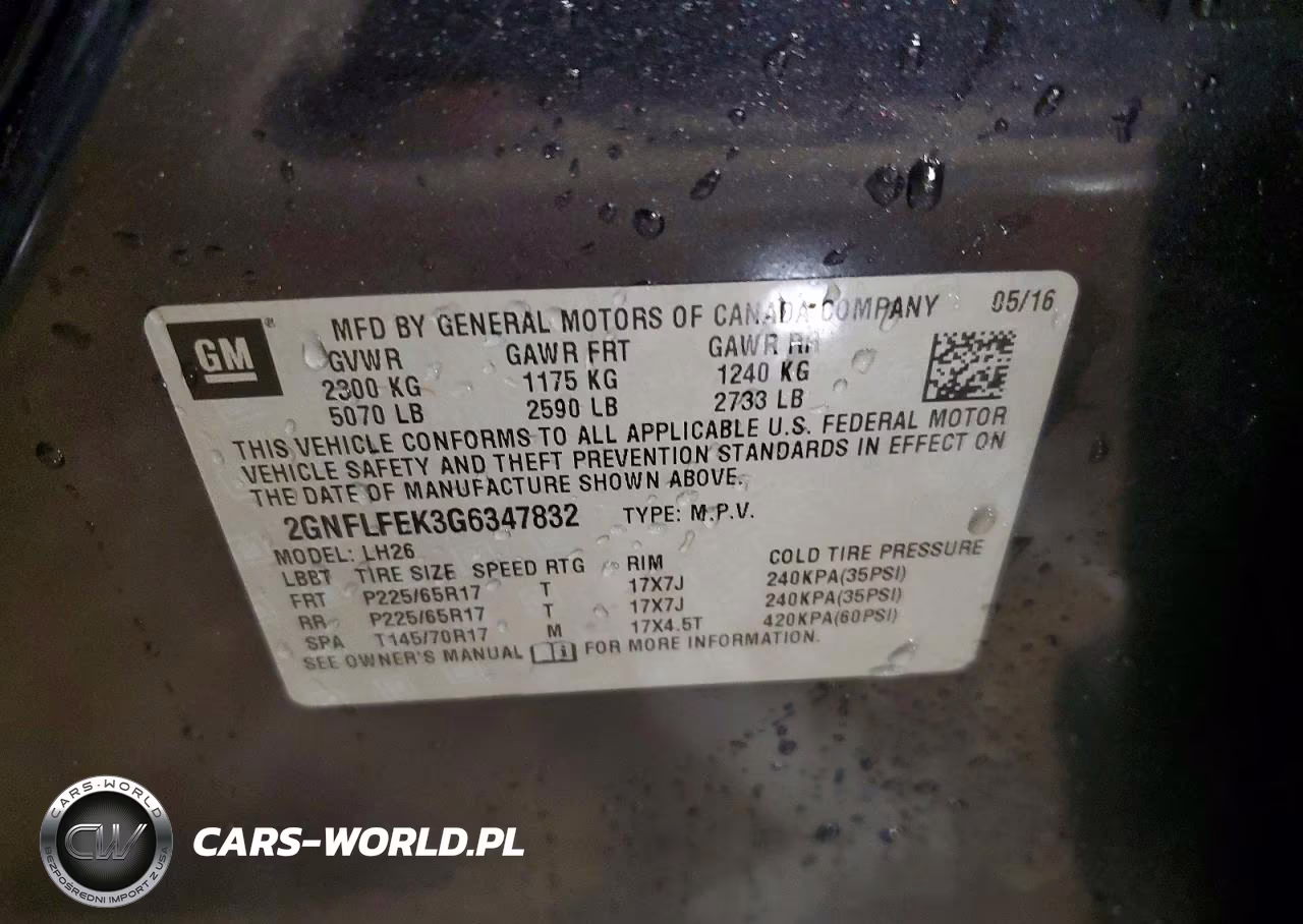 2016 Chevrolet Equinox Lt VIN:2GNFLFEK3G6347832 - 13