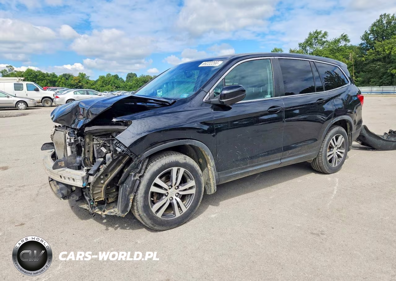 2017 Honda Pilot Exl VIN:5FNYF6H56HB092684 - 1