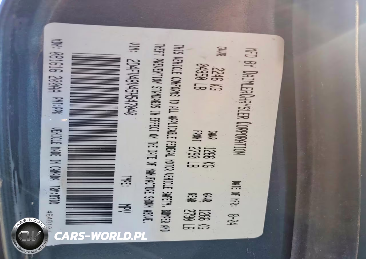 2005 Dodge Magnum Sxt VIN:2D4FV48V45H547040 - 13