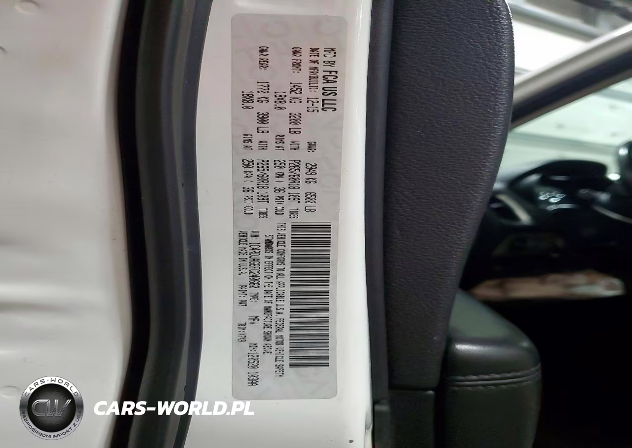 2015 Dodge Durango Sxt VIN:1C4RDJAG6FC240660 - 14
