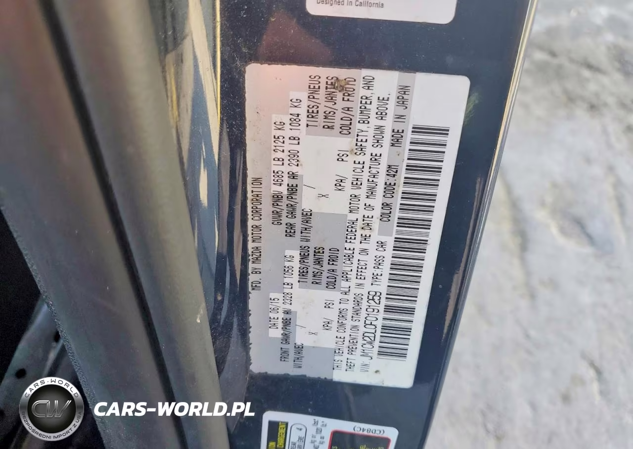 2015 Mazda 5 Grand Touring VIN:JM1CW2DL0F0191259 - 13
