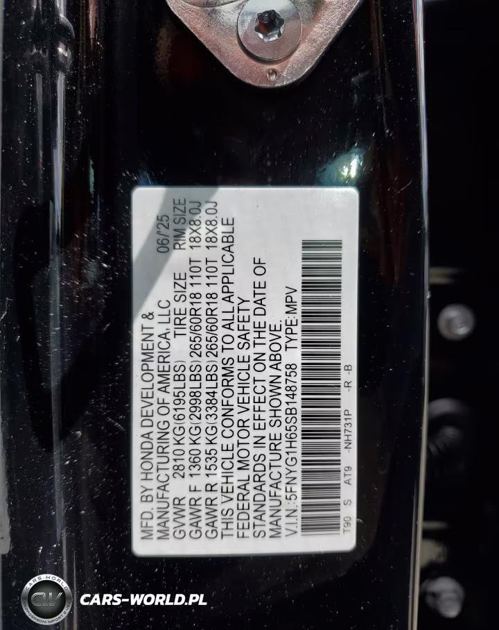 2025 Honda Pilot Trailsport VIN:5FNYG1H65SB148758 - 13