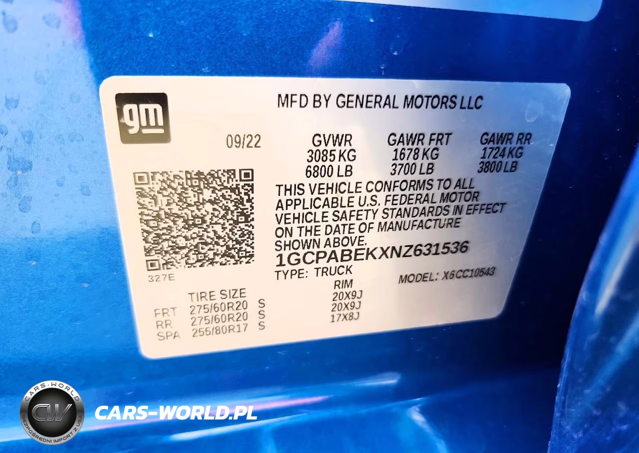 2022 Chevrolet Silverado C1500 Custom VIN:1GCPABEKXNZ631536 - 12