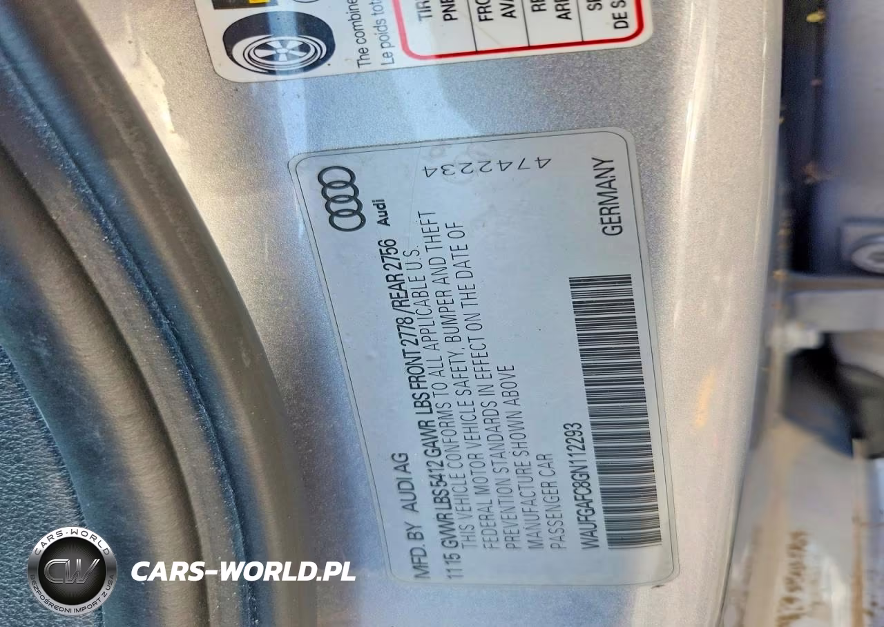 2016 Audi A6 Premium Plus VIN:WAUFGAFC8GN112293 - 12