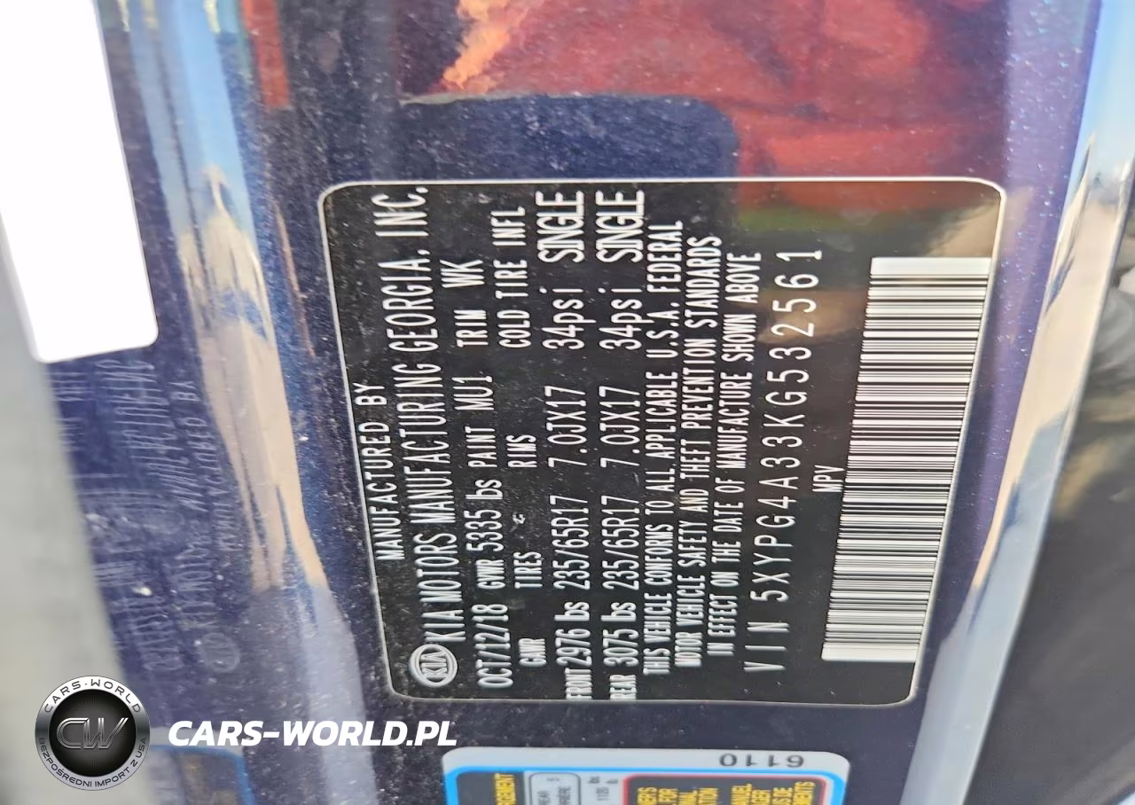 2019 Kia Sorento Lx VIN:5XYPG4A33KG532561 - 13