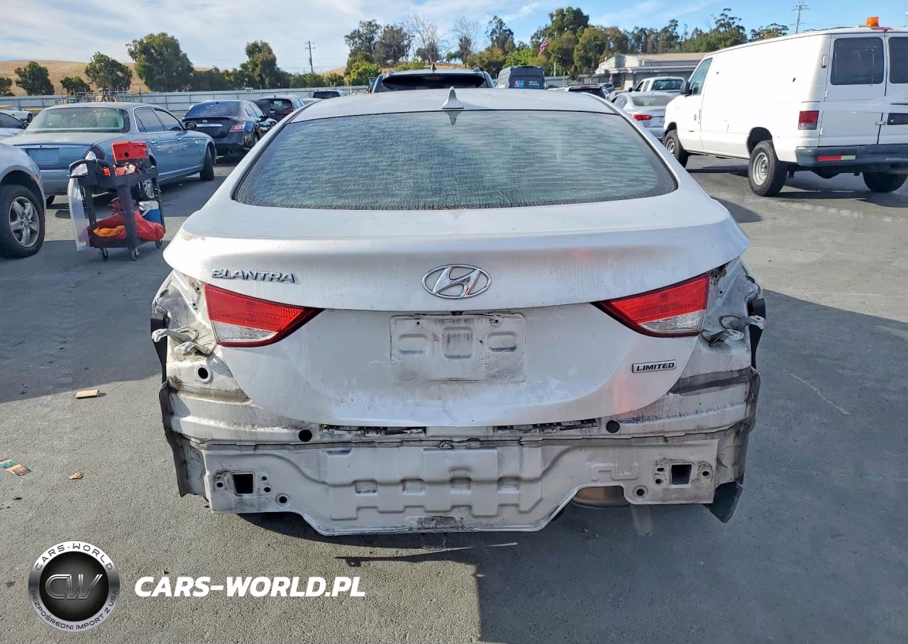 2013 Hyundai Elantra Limited VIN:KMHDH4AE4DU919571 - 6