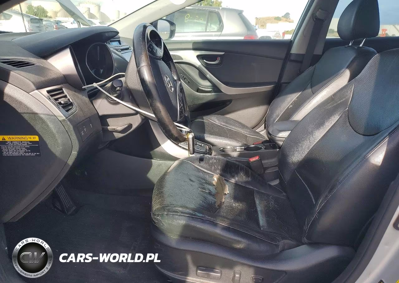2013 Hyundai Elantra Limited VIN:KMHDH4AE4DU919571 - 7