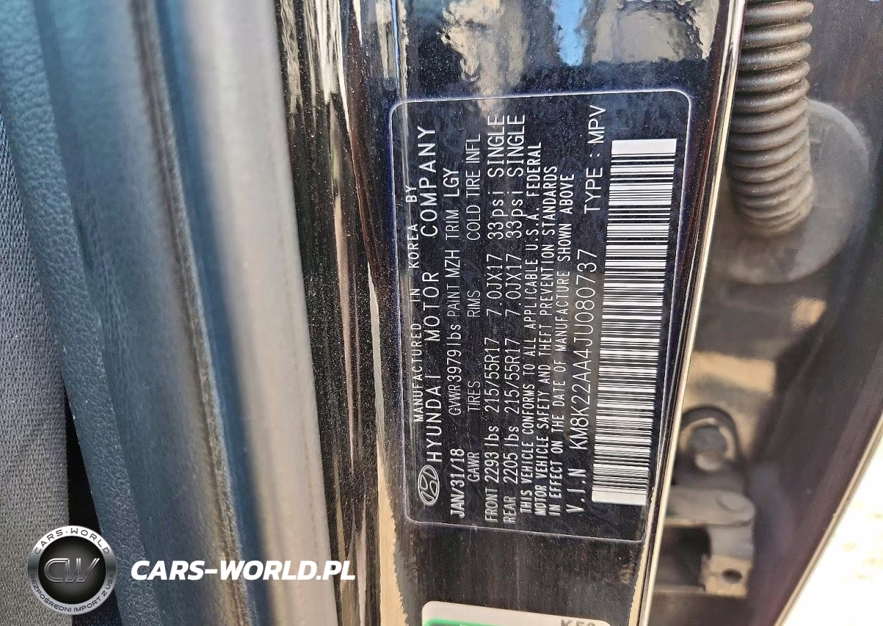 2018 Hyundai Kona Sel VIN:KM8K22AA4JU080737 - 13