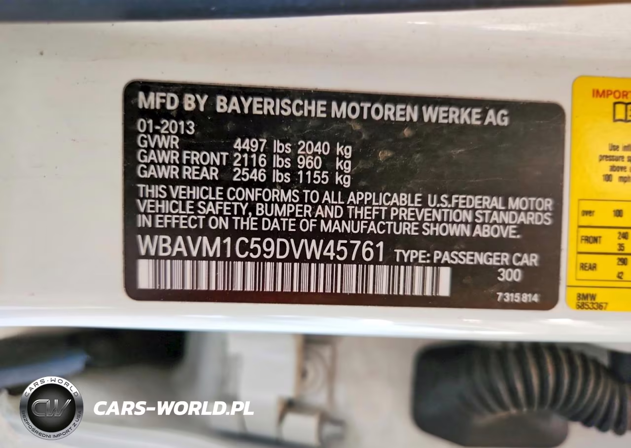 2013 BMW X1 Sdrive28I VIN:WBAVM1C59DVW45761 - 12