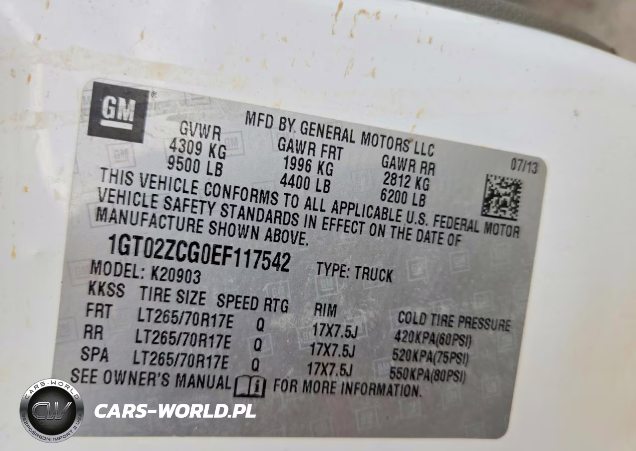 2014 GMC Sierra K2500 Heavy Duty VIN:1GT02ZCG0EF117542 - 13