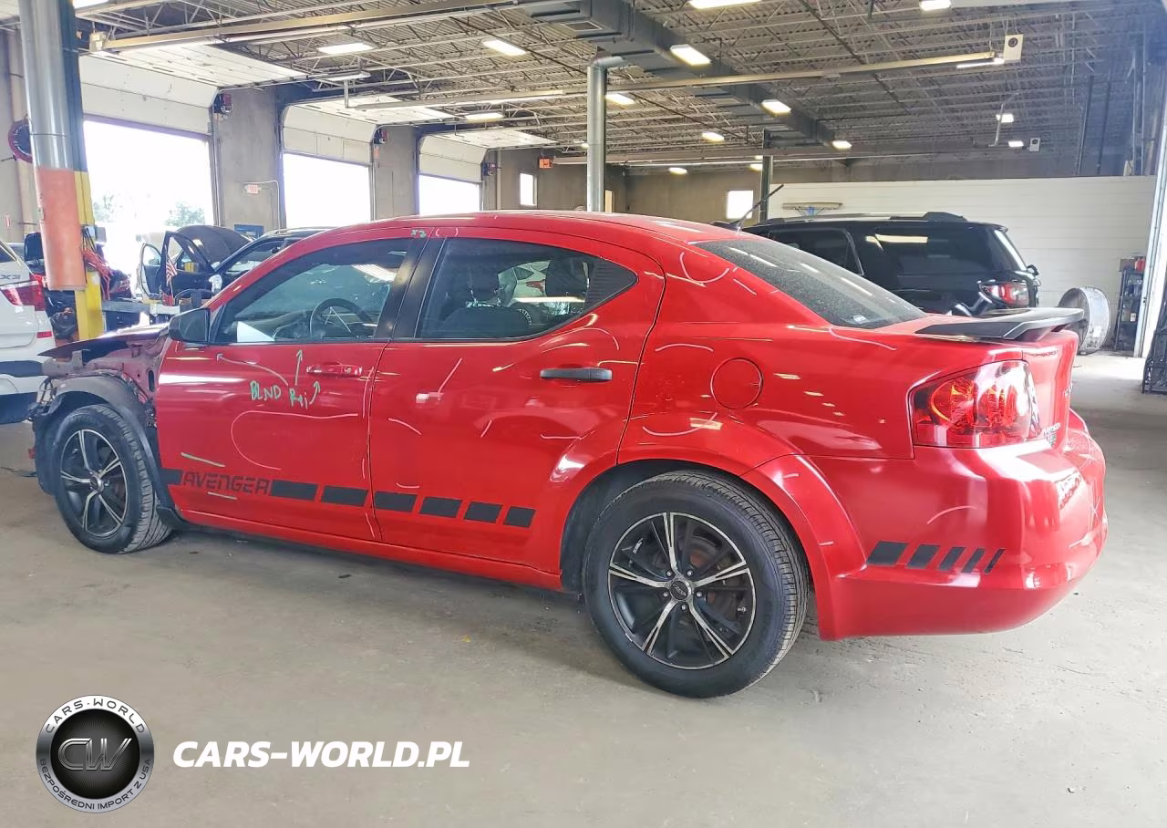 2012 Dodge Avenger Se VIN:1C3CDZAB4CN294617 - 2