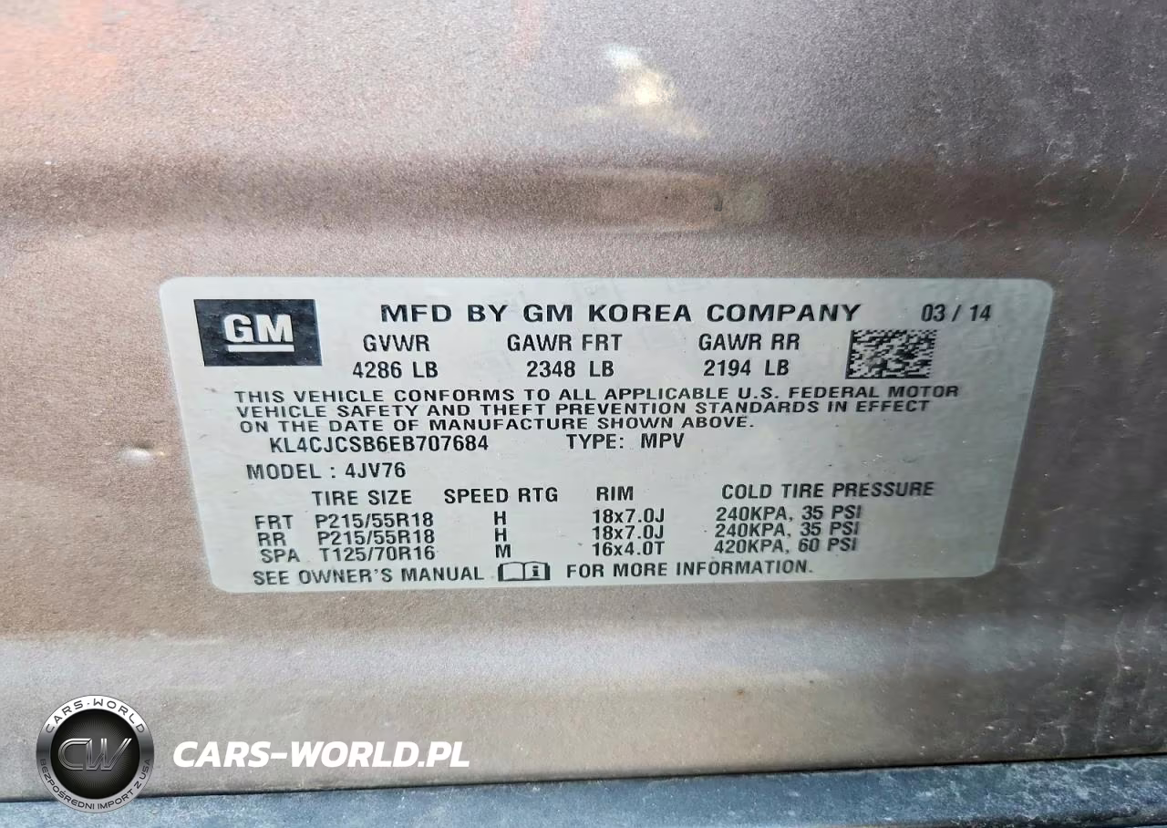 2014 Buick Encore VIN:KL4CJCSB6EB707684 - 13