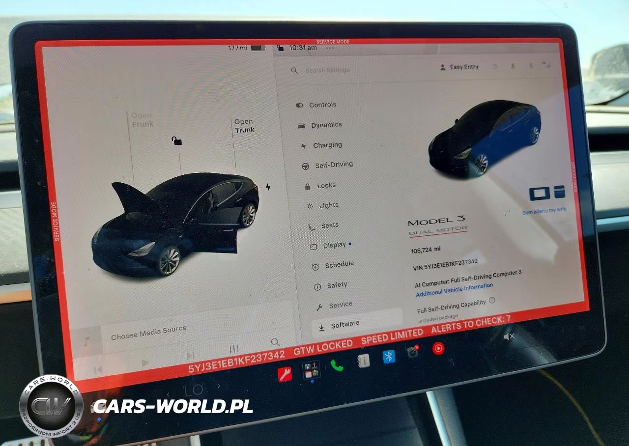 2019 Tesla Model 3 VIN:5YJ3E1EB1KF237342 - 9