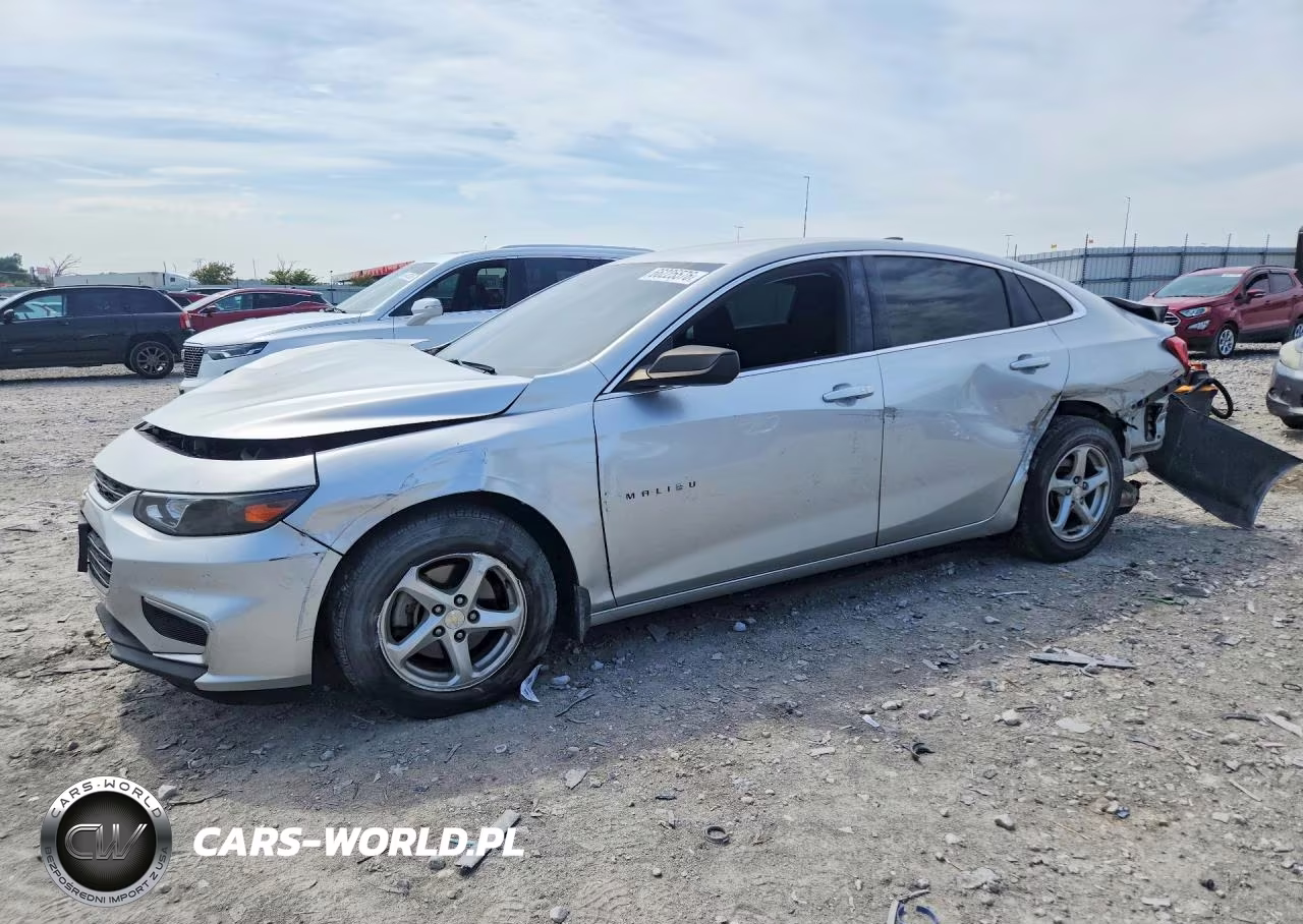 2017 Chevrolet Malibu Ls VIN:1G1ZB5ST6HF250656 - 1