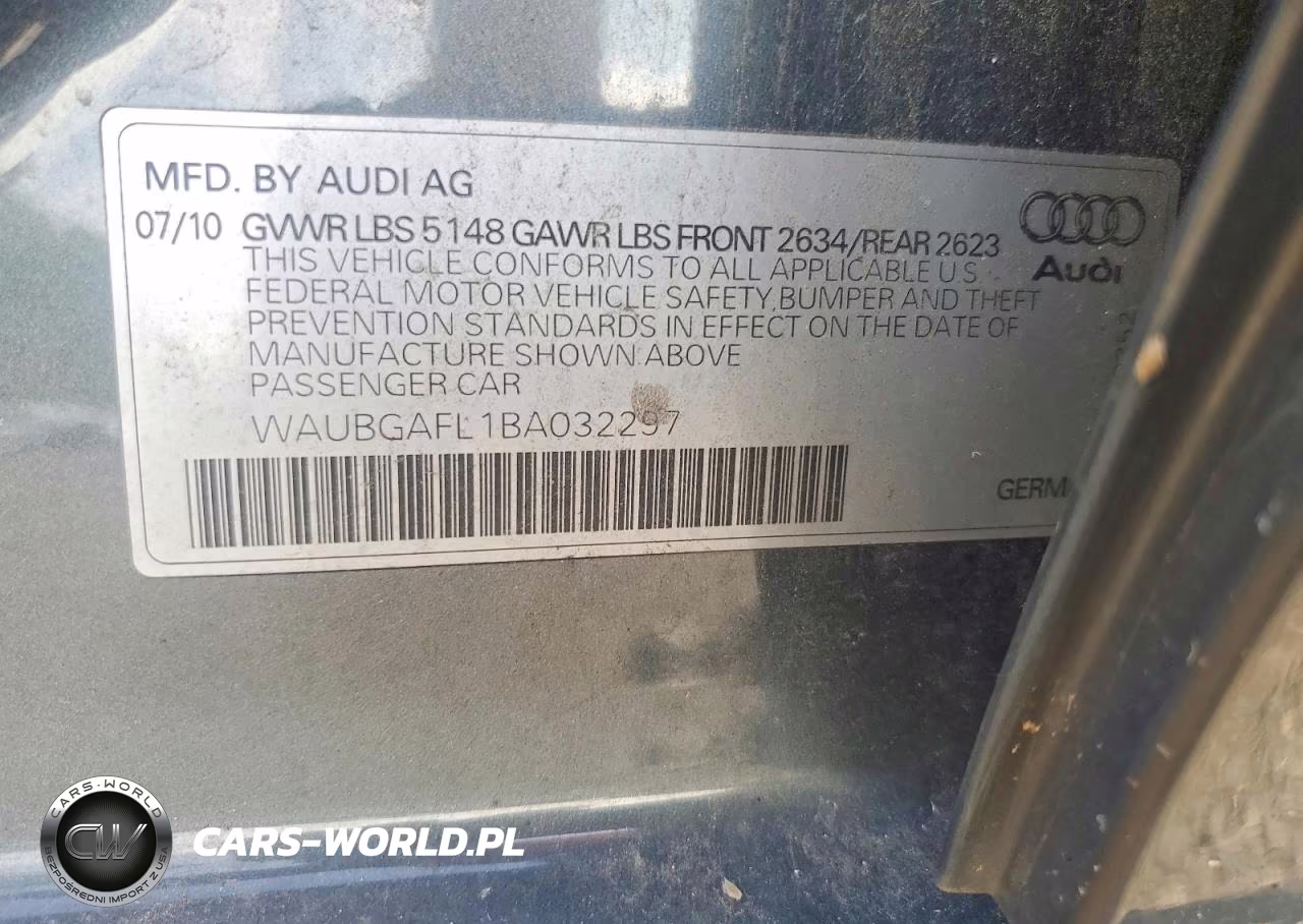 2011 Audi S4 Premium Plus VIN:WAUBGAFL1BA032297 - 12