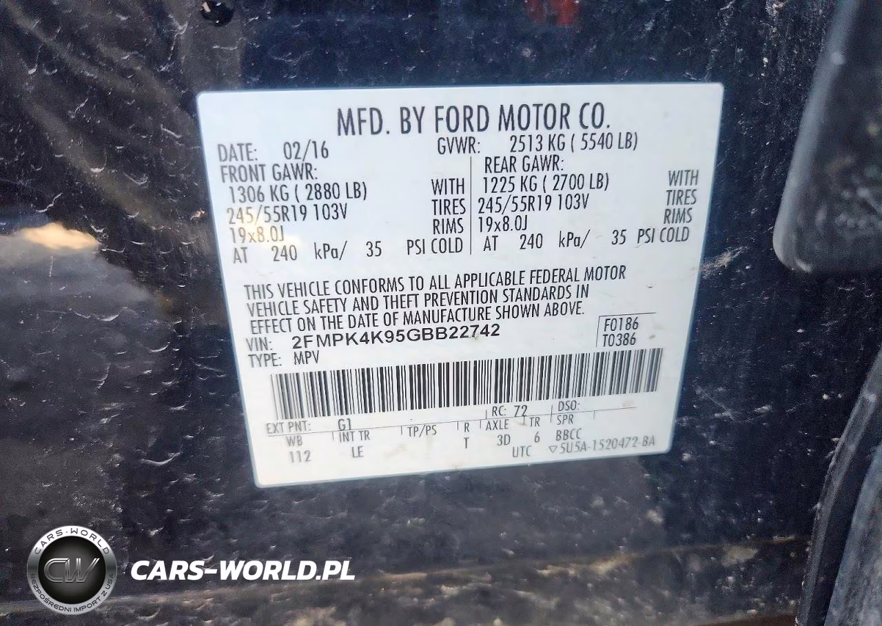 2016 Ford Edge Titanium VIN:2FMPK4K95GBB22742 - 13