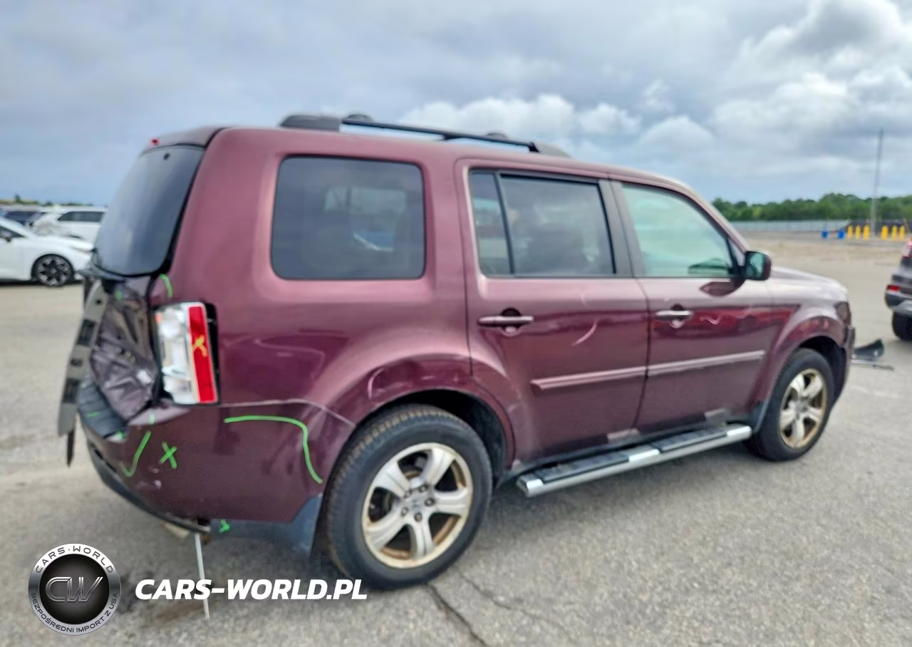 2013 Honda Pilot Exl VIN:5FNYF4H66DB042715 - 3