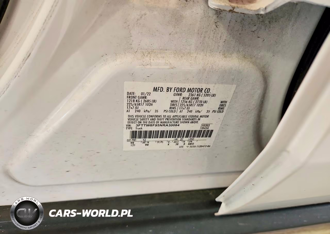 2022 Ford Maverick Xl VIN:3FTTW8F95NRA30084 - 12