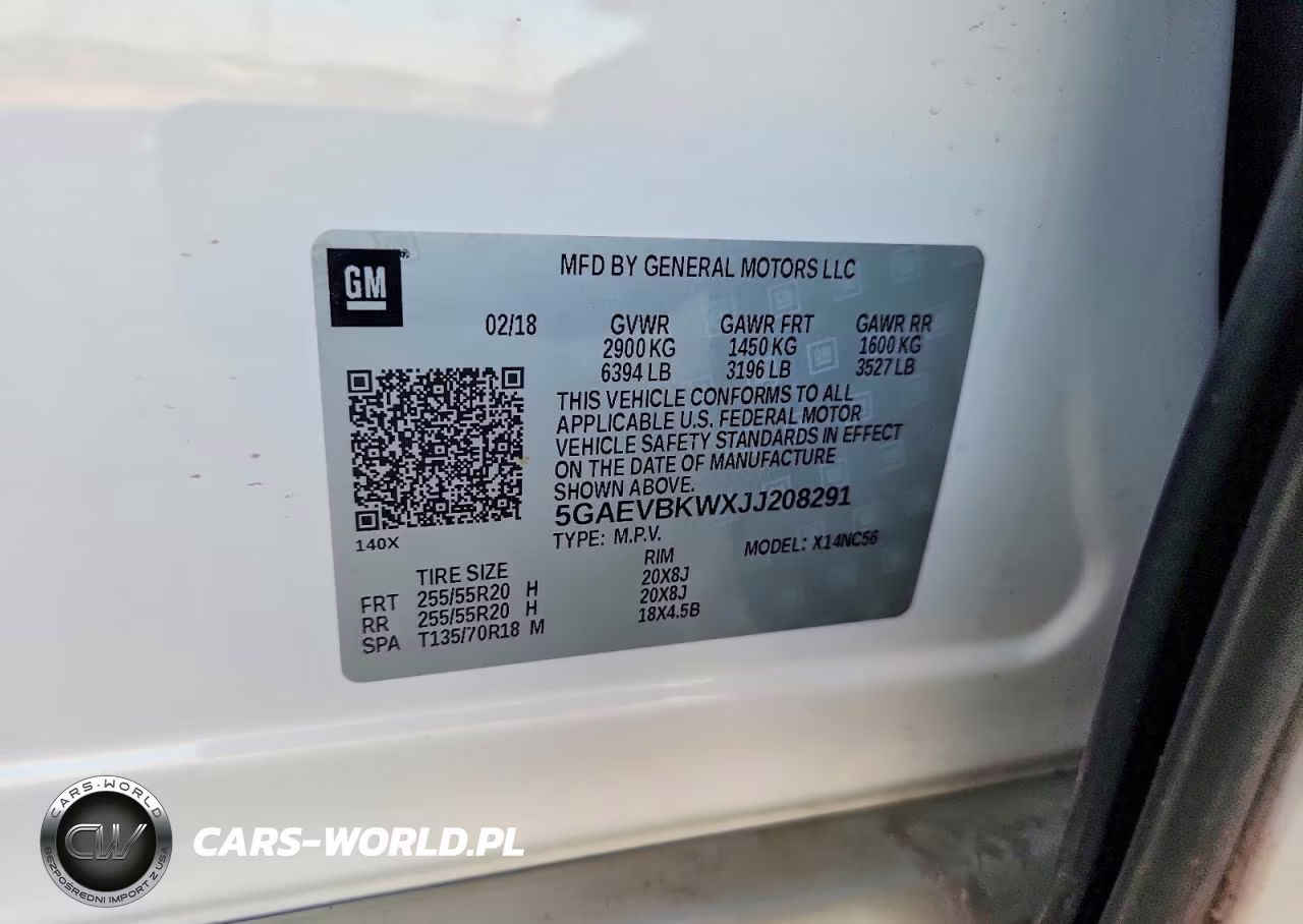 2018 Buick Enclave Premium VIN:5GAEVBKWXJJ208291 - 13