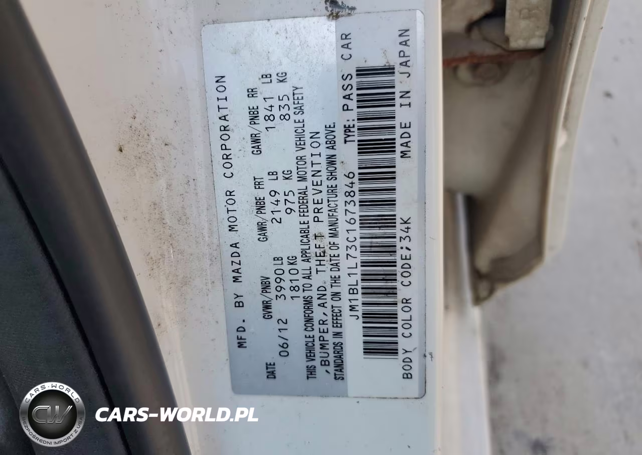 2012 Mazda 3 I VIN:JM1BL1L73C1673846 - 12