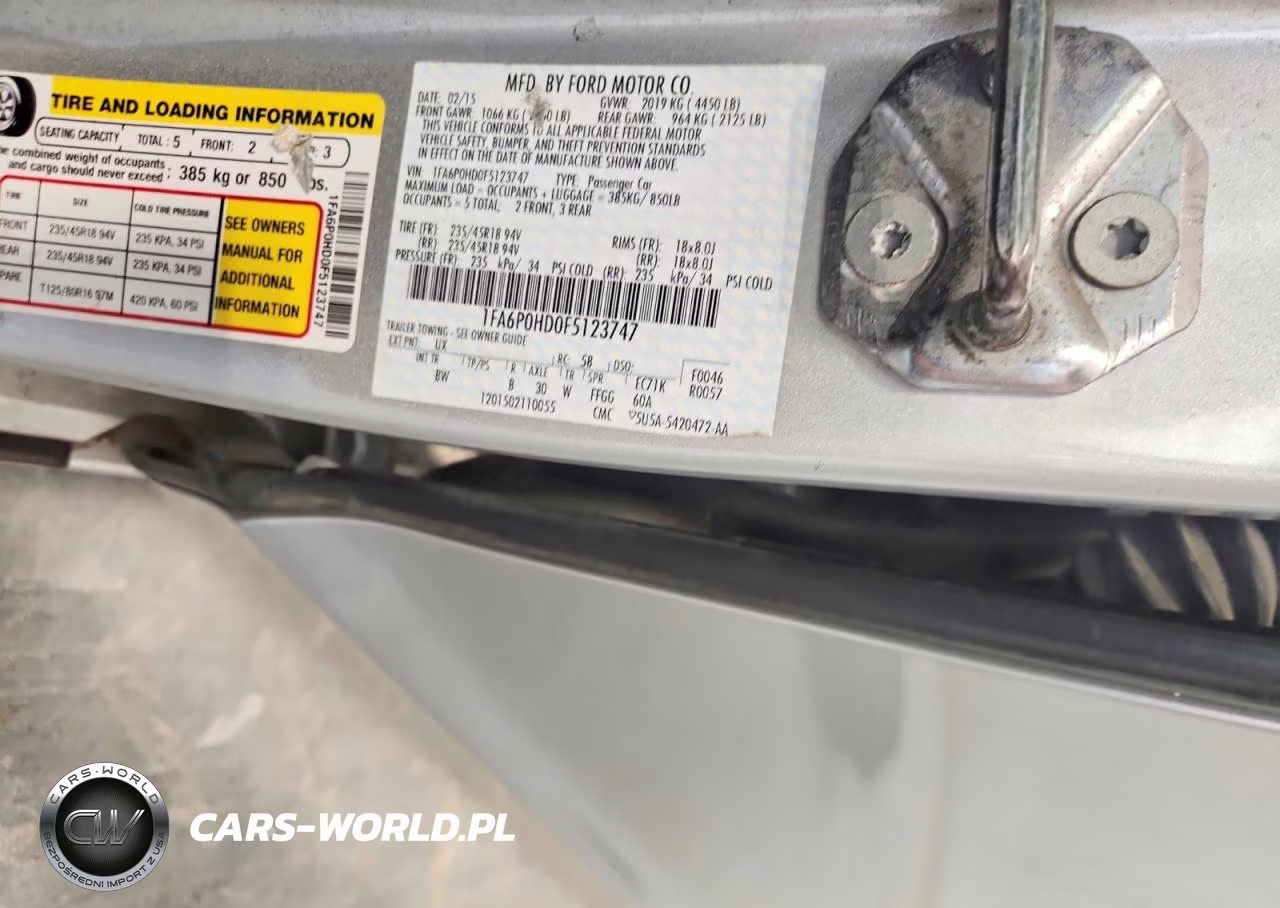 2015 Ford Fusion Se VIN:1FA6P0HD0F5123747 - 12