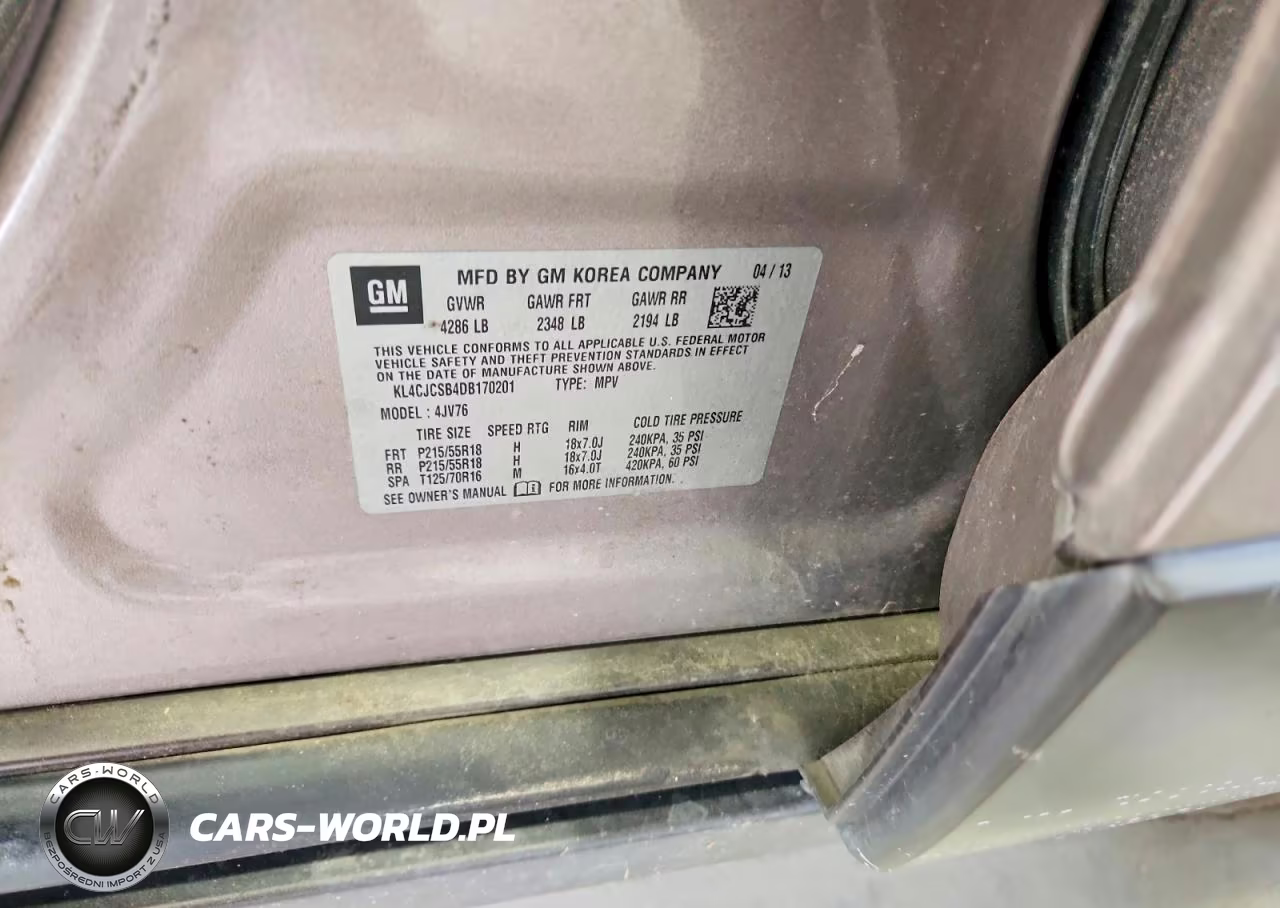 2013 Buick Encore VIN:KL4CJCSB4DB170201 - 13