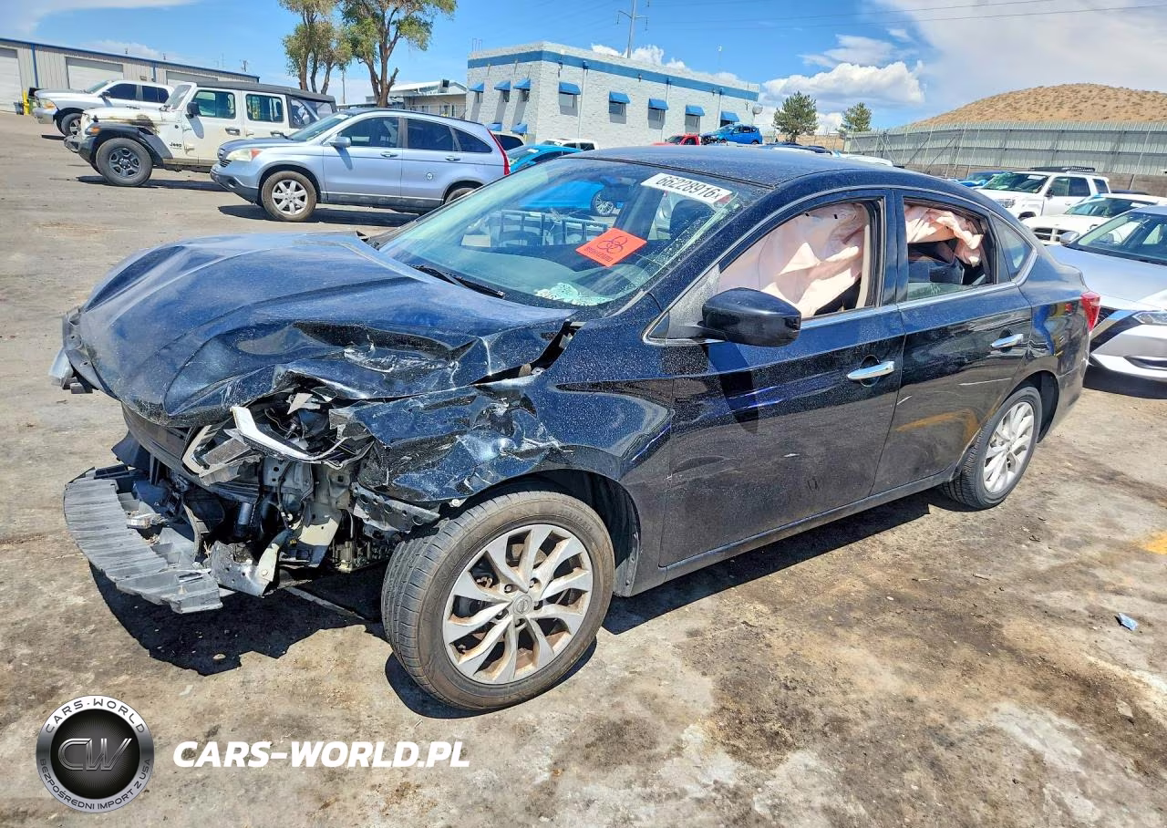 2019 Nissan Sentra Sv VIN:3N1AB7AP9KY412576 - 1