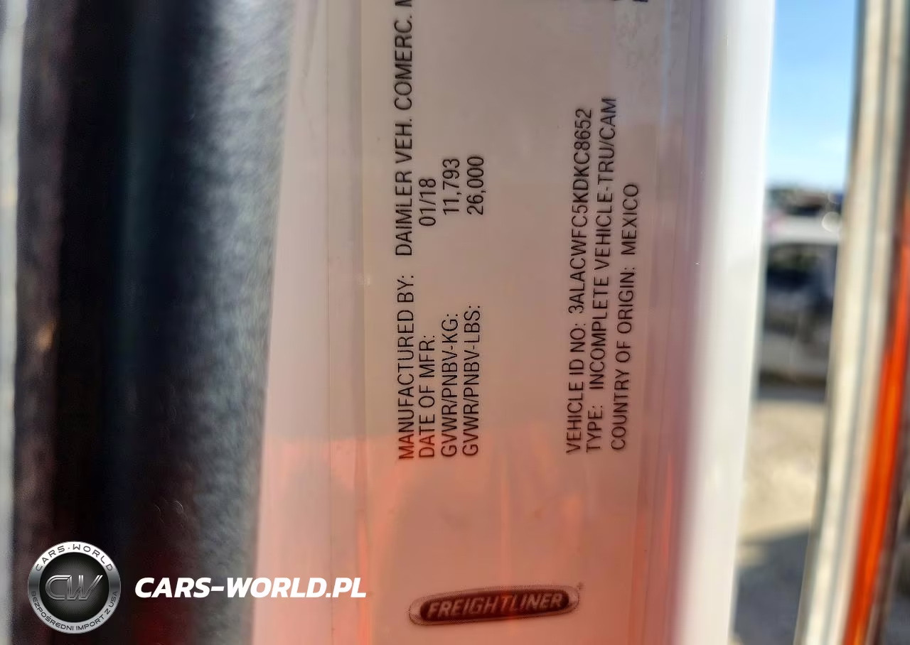 2019 Freightliner M2 106 Med - Truck Cab And Chassis VIN:3ALACWFC5KDKC8652 - 12