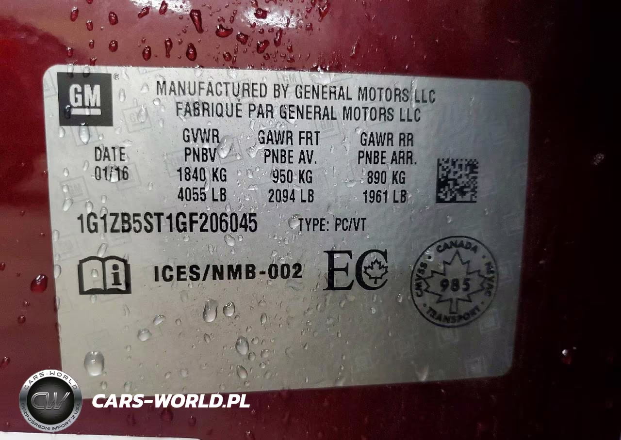 2016 Chevrolet Malibu Ls VIN:1G1ZB5ST1GF206045 - 12