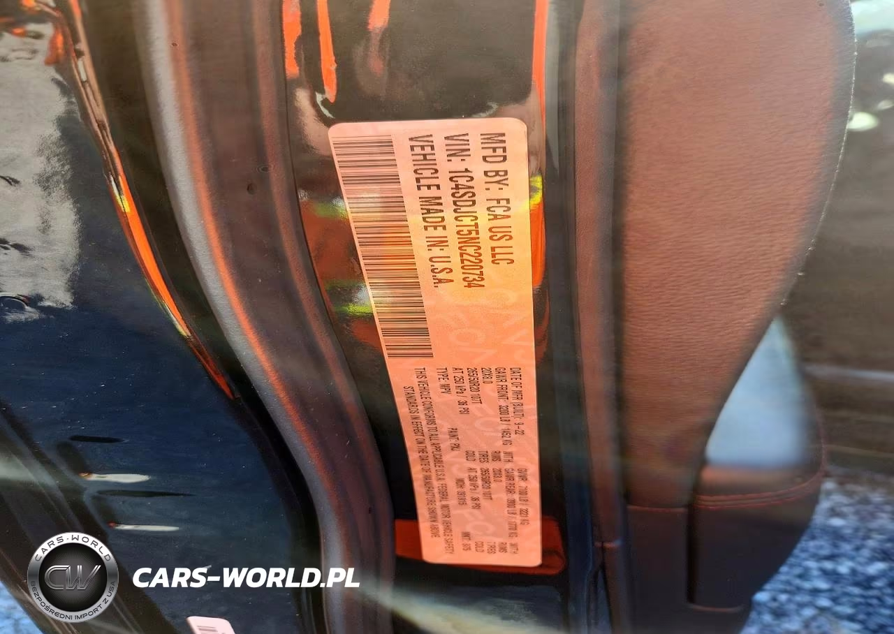 2022 Dodge Durango R-T VIN:1C4SDJCT5NC220734 - 12